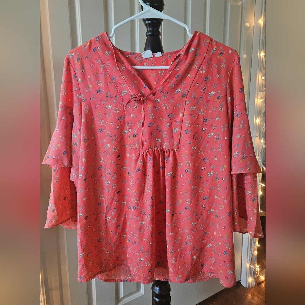 Floral Pink Blouse